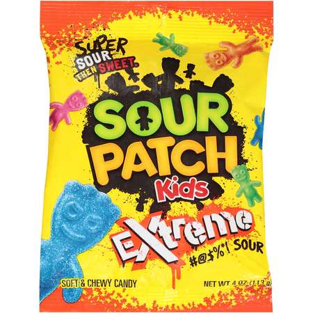 Sour Patch Sour Patch Extreme Sour Patch Candy 4 oz. Bag, PK12 43141